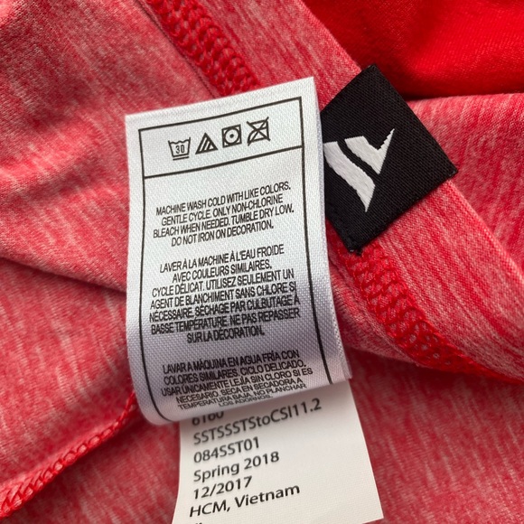 Calgary Flames Fanatics Branded Heather Red
 Quarter-Zip Pullover Jacket… - Picture 12 of 14